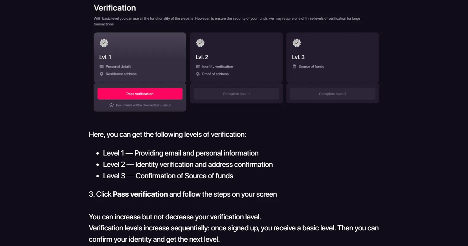 CHEXX KYC and Account Verification